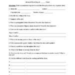 Book Report Template 7th Grade Pdf