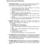 Book Report Template 9th Grade Pdf