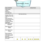 Free Book Report Template 6th Grade