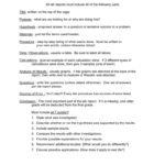 Grade 6 Lab Report Template