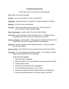 Grade 6 Lab Report Template (2) - PROFESSIONAL TEMPLATES | PROFESSIONAL ...