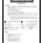 Grade 9 Book Report Template