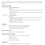 New Grad Rn Resume Templates