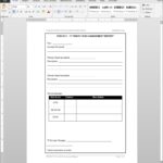 Report Assessment Template