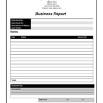 Report Template Business