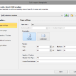 Report Template Editor