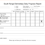 Report Template For Students