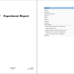 Report Template Free Download Word