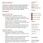 Resume Templates Marketing