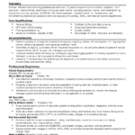 Resume Templates Medical