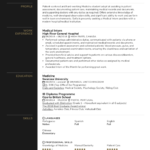 Resume Templates Medical