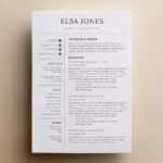 Resume Templates Minimalist