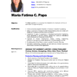 Resume Templates Monster