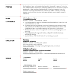 Rn Nurse Resume Templates