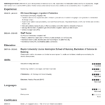 Rn Nurse Resume Templates