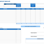 T&E Report Template