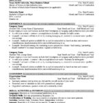 Texas A&M Resume Templates