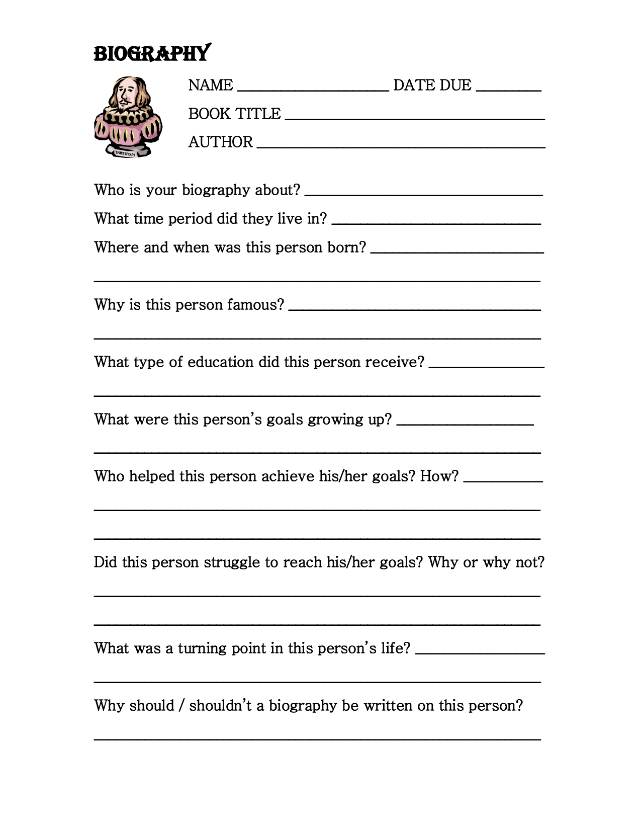 Year 6 Report Template