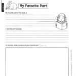 Book Report Template Kindergarten