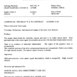 Lumbar X Ray Report Template