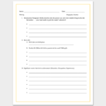 Biography Report Template 4th Grade