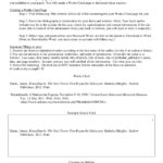 Biography Report Template 5th Grade