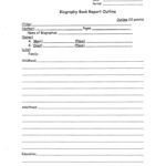 Biography Report Template 5th Grade