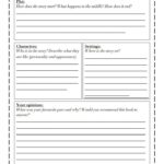 Book Report Template 3rd Grade Free