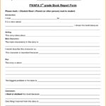 Book Report Template 3rd Grade Pdf