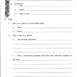 Book Report Template 3rd Grade Pdf