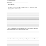 Book Report Template 4th Grade Nonfiction