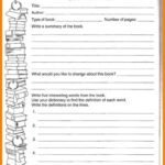 Book Report Template 5th Grade Pdf