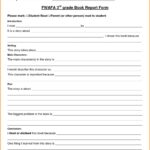 Book Report Template 5th Grade Pdf