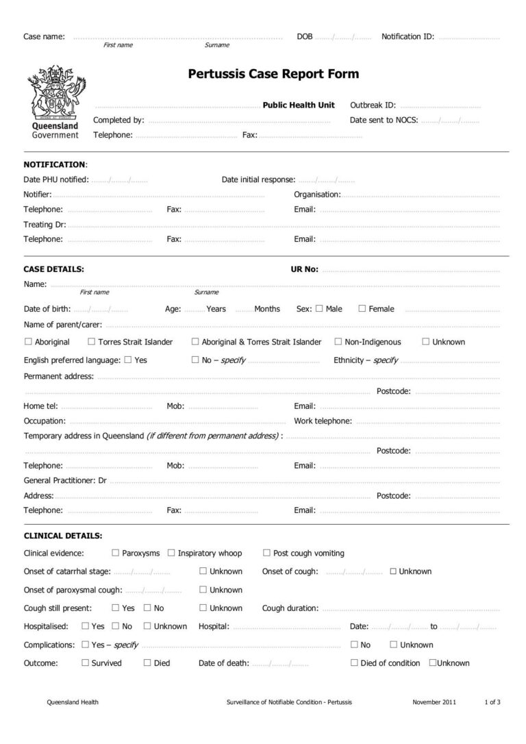 Referee Report Template Queensland Health (7) - PROFESSIONAL TEMPLATES ...