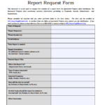 Report Request Template