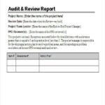 Report Review Template