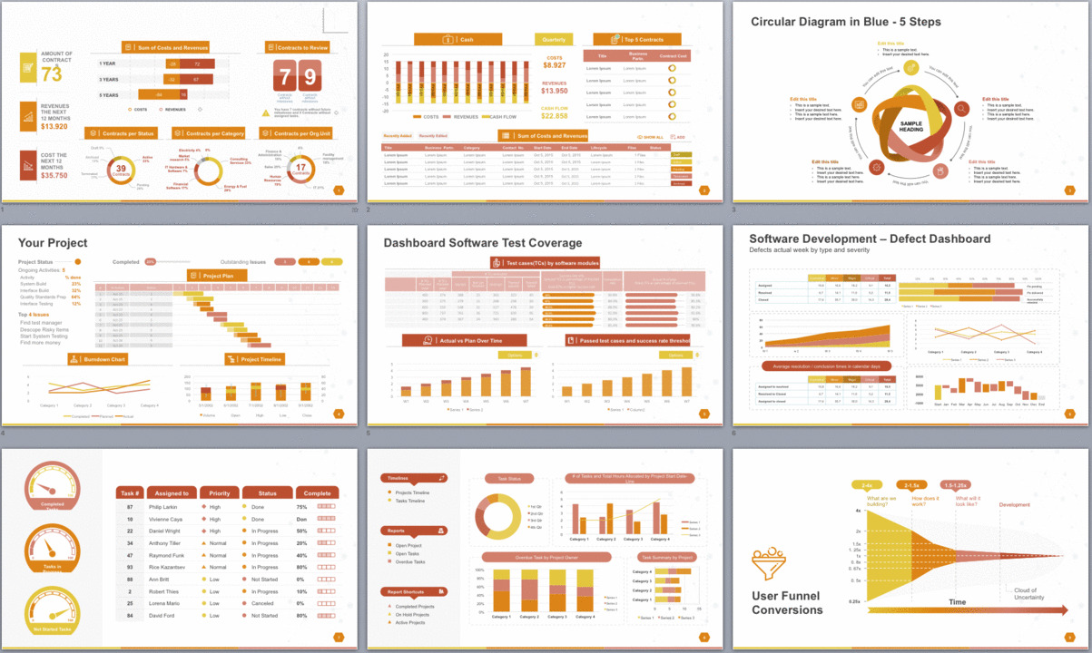 Report Template Powerpoint