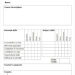 Report Template Primary School