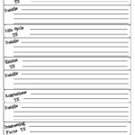 Research Report Template 4th Grade