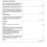 Research Report Template 5th Grade