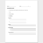 Research Report Template 5th Grade