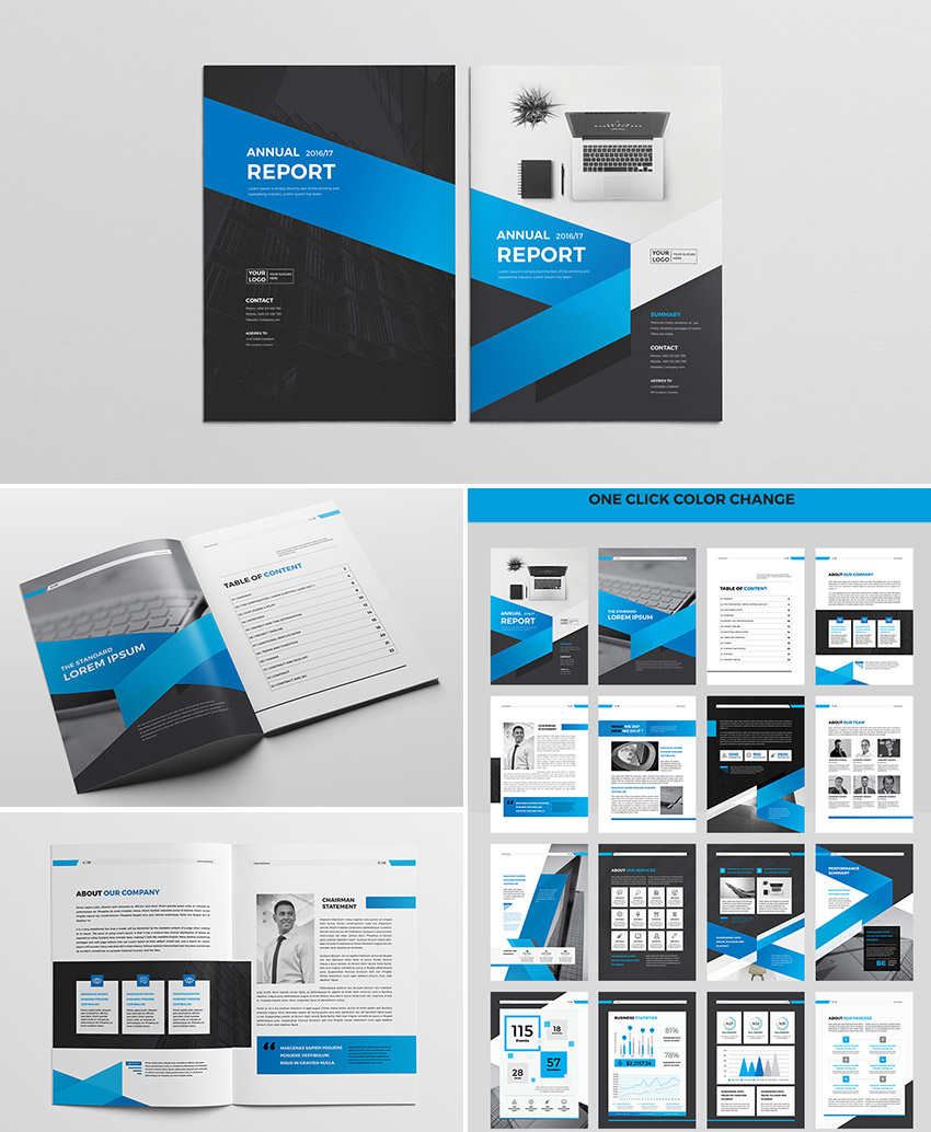 Report Template Indesign Free